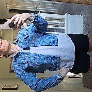 wild fable Jackets Coats Stunning Cropped Checkered Jean